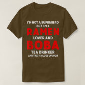 Boba Tea Ramen Niedlich Kawaii Bubble Milk Tea 245 T-Shirt (Design vorne)