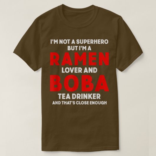 Boba Tea Ramen Niedlich Kawaii Bubble Milk Tea 245 T-Shirt (Design vorne)
