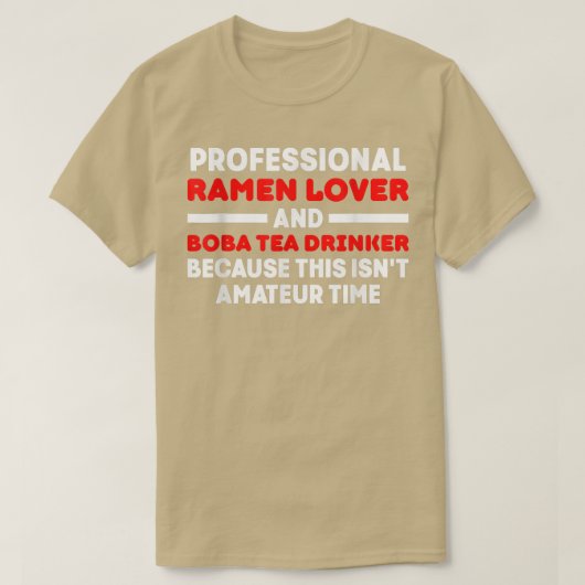 Boba Tea Ramen Niedlich Kawaii Bubble Milk Tea 247 T-Shirt (Design vorne)
