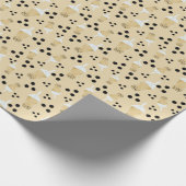 Boba Tee and Dots Wrapping Paper Geschenkpapier (Ecke)