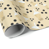 Boba Tee and Dots Wrapping Paper Geschenkpapier (Rolleneckpunkt)