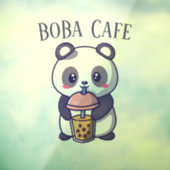Boba Tee, Blubble Milch Tee Fensteraufkleber (Blatt 3)