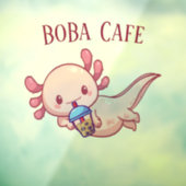 Boba Tee, Blubble Milch Tee Fensteraufkleber (Blatt 3)