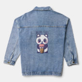 Boba Tee, Blubble Milch Tee Jeansjacke (Rückseite)