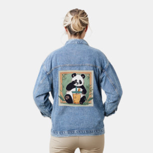 Boba Tee, Blubble Milch Tee Jeansjacke