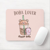 Boba Tee, Blubble Milch Tee Mousepad (Mit Mouse)