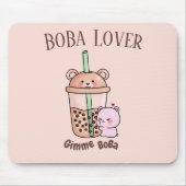 Boba Tee, Blubble Milch Tee Mousepad (Vorne)