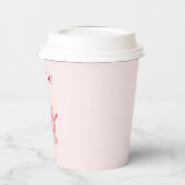 Boba Tee, Blubble Milch Tee Pappbecher (Links)