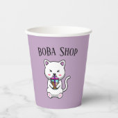 Boba Tee, Blubble Milch Tee Pappbecher (Vorderseite)
