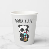 Boba Tee, Blubble Milch Tee Pappbecher (Vorderseite)