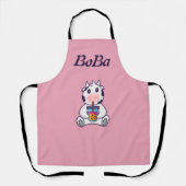 Boba-Tee Bubble-Tea Schürze (Vorderseite)