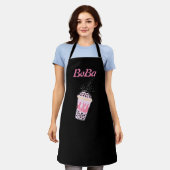 Boba-Tee Bubble-Tea Schürze (Getragen)
