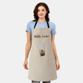 Boba-Tee Bubble-Tea Schürze (Getragen)
