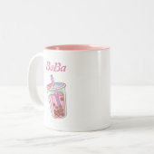 Boba Tee Bubble Tee Kaffee Tasse (Vorderseite Links)