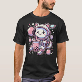 Boba Tee im Weltraum-Astronauten-Anime