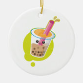 Boba Tee Keramik Ornament (Vorne)