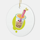 Boba Tee Keramik Ornament (Links)