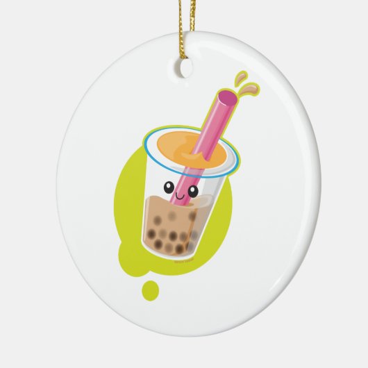 Boba Tee Keramik Ornament (Links)