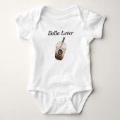 Boba Teeblätter Babybodysuit Baby Strampler (Vorderseite)