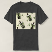 Boba-Teemuster T-Shirt (Design vorne)