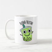 Boba Teeth Funny Boba Tea Pun Kaffeetasse (Links)