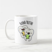 Boba Teeth Funny Boba Tea Pun Kaffeetasse (Links)