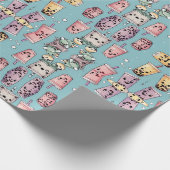 Boba Teeverpackungspapier Geschenkpapier (Ecke)