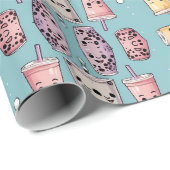 Boba Teeverpackungspapier Geschenkpapier (Rolleneckpunkt)