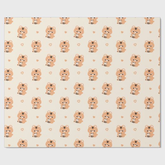 Boba Tiger Geschenkpapier (Flach)