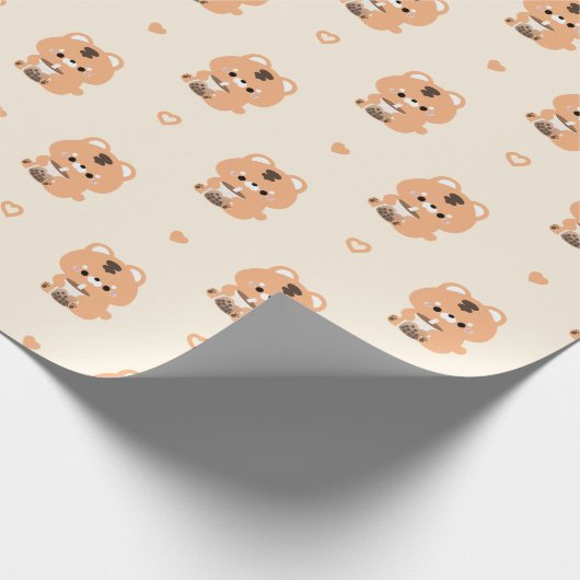 Boba Tiger Geschenkpapier (Ecke)