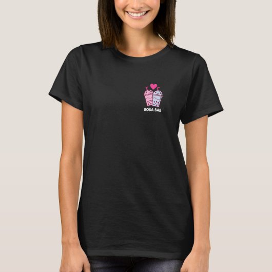 Boba Two Baes Pocket Bubble Tee Boba Couple Drinki (Vorderseite)