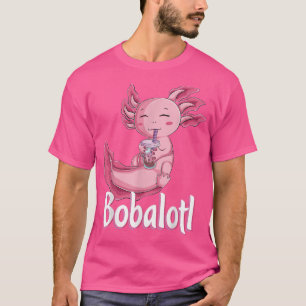 Bobalotl Aolotl Boba Tea Blubble Milk Kawaii Anime T-Shirt