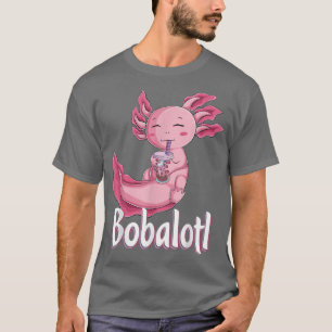 Bobalotl Aolotl Boba Tea Blubble Milk Kawaii Anime T-Shirt