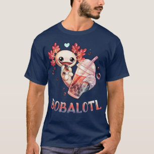 Bobalotl Axolotl Boba Kawaii Anime Japanisches Ges T-Shirt