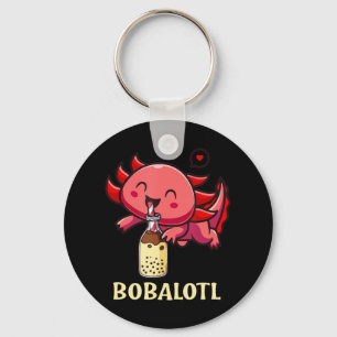 Bobalotl Axolotl Boba Tea Blase Milk Lover Schlüsselanhänger