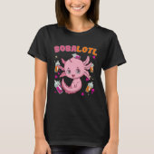 Bobalotl Axolotl Boba Tea Bubble Milk 5 T-Shirt (Vorderseite)