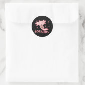 Bobalotl Axolotl Lovers Sweet Animals Bubble Tee C Runder Aufkleber (Tasche)
