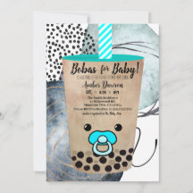 Bobas für Baby Boba Tee Inspirierte Babydusche