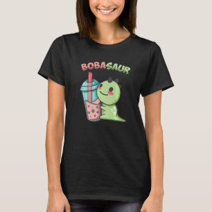 Bobasaur Bubble Tea Pun Boba Tea Drink Ventilator T-Shirt