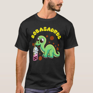 Bobasaurus | Niedlicher Blase Tee Boba Dinosaur Mi