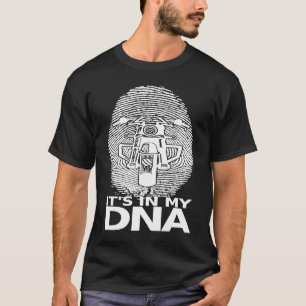 Bobber Custom Chopper Motorradfahrer in meiner DNA T-Shirt