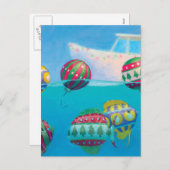 Bobber Fish Bulbs Weihnachtspostkarte Feiertagspostkarte (Vorne/Hinten)