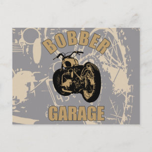 Bobber Garage Postkarte