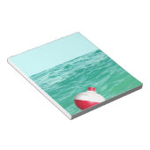 Bobber im Wasser fischen Notizblock (angewinkelt)