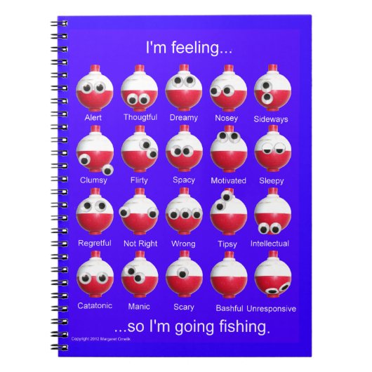 Bobber Moods Notebook Notizblock (Vorderseite)