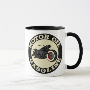 - Bobber - Motor Oil - Gasoline Tasse