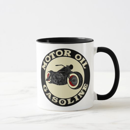 - Bobber - Motor Oil - Gasoline Tasse (Rechts)