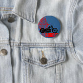 Bobber-Motorrad Button (Beispiel)