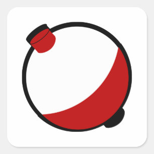 Bobber Quadratischer Aufkleber