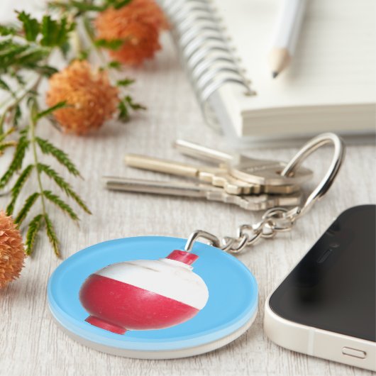 Bobber-Schlüsselanhänger Schlüsselanhänger (Vorderseite rechts)